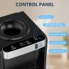 imageAntarctic Star 3in1 Water Cooler with Ice Maker Hot ampamp Cold TopLoading Water Dispenser for 5 Gallon Bottle 33LBS24H Ice Maker Output Child Safety Lock Water Machine for Home ampamp Office Black