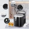 imageAntarctic Star Countertop Ice Maker with SL Bullet Ice 28 LBS24H Pebble Portable Ice Machine with Ice Scoop and Handle SelfCleaning OneClick Operation for Kitchen Office Home Use Black