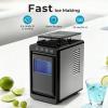 imageAntarctic Star Countertop Ice Maker 26lbs24H Ice Machine SelfCleaning Portable Ice Maker with 11lb Storage 8 Bullet Ice in 6 Mins Compact Ice Maker for HomeOfficeOutdoor BlackSMALL