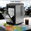 imageAntarctic Star Countertop Ice Maker Machine  265lbs24H 8 Bullet Ice in 6 Mins SelfCleaning Portable Ice Maker with 2 Ice Sizes Touch Display ampamp Blue Light for Home Office BarSteelSTEEL