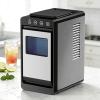 imageAntarctic Star Countertop Ice Maker Machine  265lbs24H 8 Bullet Ice in 6 Mins SelfCleaning Portable Ice Maker with 2 Ice Sizes Touch Display ampamp Blue Light for Home Office BarSteelSTEEL