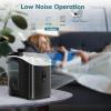 imageAntarctic Star Nugget Ice Maker Countertop Chewable Pellet Ice Machine with Self Cleaning Function Pebble Portable Ice Maker with Ice Scoop for Home Kitchen Office GreyBlack