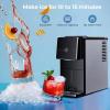 imageAntarctic Star Countertop Nugget Ice Maker SelfCleaning Portable Ice Machine 33 lb24H 18L Water Tank 15 lb Ice Storage Touch Screen amp Auto Ice Drop for HomeOfficeKitchen