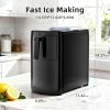 imageAntarctic Star Portable Countertop Ice Maker with SelfCleaning 18Lbs24H OneTouch Operation Ice Scoop for Home Kitchen OfficeBlackBlack