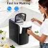 imageAntarctic Star Portable Countertop Ice Maker with SelfCleaning 18Lbs24H OneTouch Operation Ice Scoop for Home Kitchen OfficeBlackBlack