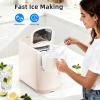 imageAntarctic Star Portable Countertop Ice Maker with SelfCleaning 18Lbs24H OneTouch Operation Ice Scoop for Home Kitchen OfficeBlackWhite