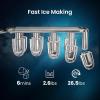 imageAntarctic Star ProGrade Countertop Ice Maker 9 Cubes in 6 Mins 26lbsDay SelfCleaning 2 Sizes UltraQuiet for Home Bar Kitchen Office amp EntertainingDeep BLACK