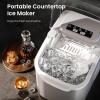 imageAntarctic Star ProGrade Countertop Ice Maker 9 Cubes in 6 Mins 26lbsDay SelfCleaning 2 Sizes UltraQuiet for Home Bar Kitchen Office amp EntertainingGREY