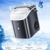 imageNugget Countertop Ice Maker with Soft Chewable Pellet Ice Automatic 34Lbs24HPebble Portable Ice Machine with Ice Scoop SelfCleaning OneClick Operation for KitchenOffice BarHighlight Black