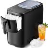 imageAntarctic Star Portable Countertop Ice Maker with SelfCleaning 18Lbs24H OneTouch Operation Ice Scoop for Home Kitchen OfficeBlackBlack