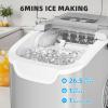 imageAntarctic Star Countertop Ice Maker Machine 8 Cubes in 6 Mins 265 lbsDay SelfCleaning 2 Sizes UltraQuiet for HomeKitchenCampingRV Blackgrey