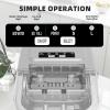 imageAntarctic Star Countertop Ice Maker Machine 8 Cubes in 6 Mins 265 lbsDay SelfCleaning 2 Sizes UltraQuiet for HomeKitchenCampingRV Greygrey