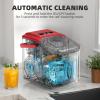 imageAntarctic Star Countertop Ice Maker Machine 8 Cubes in 6 Mins 265 lbsDay SelfCleaning 2 Sizes UltraQuiet for HomeKitchenCampingRV Greyred