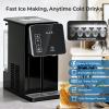 imageAntarctic Star Countertop Ice Maker amp Cold Water Dispenser 33L Removable Water Tank 9 Bullet Ice Cubes per 8 Mins 26lbs24H 2 Ice Size Options Ideal for HomeOfficeDormBlack