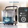 imageAntarctic Star Ice Makers Countertop with Handle 9 Bullet Ice Cubes in 6 Mins 26lbsDay Portable Ice Machine with AutoCleaning Basket and Scoop for Home Kitchen Office Party