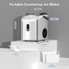 imageAntarctic Star Nugget Ice Maker Countertop34Lbs24H OneClick Operation SelfCleaning Ice ScoopampIce Basket Stainless Steel Pebble Ice Machine for KitchenOfficeBar Steel BlackStainless Steel