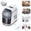 imageAntarctic Star Ice Maker Machine CountertopPortable Automatic 9 Ice Cubes Ready in 8 MinutesMakes 26 lbs of Ice per 24 HoursSelfCleanSeeThrough Lid for HomeBarParty WhiteWhite