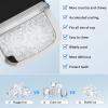 imageAntarctic Star Ice Maker Machine CountertopPortable Automatic 9 Ice Cubes Ready in 8 MinutesMakes 26 lbs of Ice per 24 HoursSelfCleanSeeThrough Lid for HomeBarParty Black