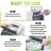 imageAntarctic Star Ice Maker Machine CountertopPortable Automatic 9 Ice Cubes Ready in 8 MinutesMakes 26 lbs of Ice per 24 HoursSelfCleanSeeThrough Lid for HomeBarParty WhiteWhite
