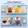imageAntarctic Star Ice Maker Portable Ice Machine with SelfCleaning Function 8 Cubes in 6 Mins Fast Countertop Ice Making Compact Ice Maker for Home Kitchen RV Travel Matte BlackSteel