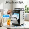 imageAntarctic Star Ice Maker Portable Ice Machine with SelfCleaning Function 8 Cubes in 6 Mins Fast Countertop Ice Making Compact Ice Maker for Home Kitchen RV Travel Matte BlackSteel