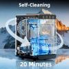 imageAntarctic Star Ice Maker Portable Ice Machine with SelfCleaning Function 8 Cubes in 6 Mins Fast Countertop Ice Making Compact Ice Maker for Home Kitchen RV Travel Matte BlackBlack
