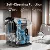 imageAntarctic Star Nugget Ice Maker Countertop 35lbs24H Ice Machine Soft Chewable Sonic Ice SelfCleaning Fast Ice Ready in 8 Minutes Compact Design with Handle Stainless Steel SilverStainless Steel Silver
