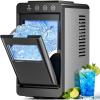 imageAntarctic Star Ice Maker Portable Ice Machine with SelfCleaning Function 8 Cubes in 6 Mins Fast Countertop Ice Making Compact Ice Maker for Home Kitchen RV Travel Matte BlackMatte Black
