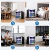 imageAntarctic Star 26 Cu Ft Mini Fridge with Freezer Compact Refrigerator with Temperature Control Reversible Door LED Light Energy Efficient for HomeOfficeBarBedroomSliver
