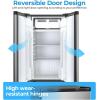 imageAntarctic Star 32 CuFt Mini Fridge with Freezer Small Refrigerators with Adjustable Thermostat Low Noise Energy Saving Compact Refrigerators for College Dorm Office Apartment Stainless SteelSTAINLESS STEEL