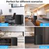 imageAntarctic Star 32 CuFt Mini Fridge with Freezer Small Refrigerators with Adjustable Thermostat Low Noise Energy Saving Compact Refrigerators for College Dorm Office Apartment Stainless SteelBLACK