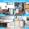 imageAntarctic Star 32 CuFt Mini Fridge with Freezer Small Refrigerators with Adjustable Thermostat Low Noise Energy Saving Compact Refrigerators for College Dorm Office Apartment Stainless SteelSTAINLESS STEEL