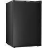 imageAntarctic Star 45 CuFt Compact Refrigerator with FreezerMini Fridge Single Door with Adjustable ThermostatRemovable Glass Shelves for ApartmentDormOfficeBLACKBLACK