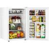 imageAntarctic Star 45 CuFt Compact Refrigerator with FreezerMini Fridge Single Door with Adjustable ThermostatRemovable Glass Shelves for ApartmentDormOfficeBLACKWHITE