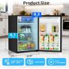imageAntarctic Star 45 CuFt Compact Refrigerator with FreezerMini Fridge Single Door with Adjustable ThermostatRemovable Glass Shelves for ApartmentDormOfficeBLACKBLACK with Water Dispenser