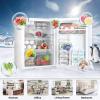 imageAntarctic Star 45 CuFt Compact Refrigerator with FreezerMini Fridge Single Door with Adjustable ThermostatRemovable Glass Shelves for ApartmentDormOfficeBLACKWHITE
