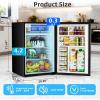 imageAntarctic Star 45 CuFt Compact Refrigerator with FreezerMini Fridge Single Door with Adjustable ThermostatRemovable Glass Shelves for ApartmentDormOfficeBLACKBLACK