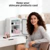 imageAntarctic Star 4L6 Can Portable Mini FridgePersonal Compact RefrigeratorSmall Cooler for FoodDrinks or Skin Care ACDC for Bedroom Car Office amp Dorm BlackWhite