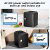 imageAntarctic Star 4L6 Can Portable Mini FridgePersonal Compact RefrigeratorSmall Cooler for FoodDrinks or Skin Care ACDC for Bedroom Car Office amp Dorm BlackBlack