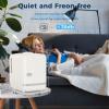 imageAntarctic Star 4L6 Cans Compact RefrigeratorPortable Mini Fridge Skin CareCooler and Warmer for BedroomCarOffice amp Dorm Small Cooler for CosmeticsBeverageFoodPINKWhite