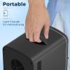imageAntarctic Star 4L6 Cans Compact RefrigeratorPortable Mini Fridge Skin CareCooler and Warmer for BedroomCarOffice amp Dorm Small Cooler for CosmeticsBeverageFoodPINKBlack
