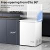 imageAntarctic Star 70 Cu ft Chest Freezer 68to 4 Free Standing Top open Door Compact Freezer with Adjustable Temperature Defrost Water DrainPower Saving WhiteWhite
