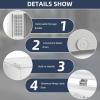 imageAntarctic Star 70 Cu ft Chest Freezer 68to 4 Free Standing Top open Door Compact Freezer with Adjustable Temperature Defrost Water DrainPower Saving WhiteWhite