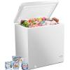imageAntarctic Star 70 Cu ft Chest Freezer 68to 4 Free Standing Top open Door Compact Freezer with Adjustable Temperature Defrost Water DrainPower Saving WhiteWhite