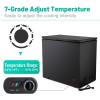 imageAntarctic Star 70 Cu ft Chest Freezer 68to 4 Free Standing Top open Door Compact Freezer with Adjustable Temperature Defrost Water DrainPower Saving WhiteBlack
