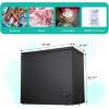 imageAntarctic Star 70 Cu ft Chest Freezer 68to 4 Free Standing Top open Door Compact Freezer with Adjustable Temperature Defrost Water DrainPower Saving WhiteBlack