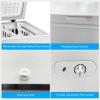 imageAntarctic Star Chest Freezer 100 Cubic Feet Compact Freezer with 3 Removable Baskets Free Standing Top Open Door Deep Freezer 7Level Adjustable Temperature WhiteWhite