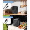 imageAntarctic Star Compact Mini Fridge Portable Small Refrigerator with ACDC Power 10 Liter 26 Gal Small Cosmetics Cooler for Beverage Food Skincare Bedroom Office and Car Black