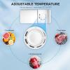 imageAntarctic Star Compact Refrigerator Mini Fridge with Freezer Single Reversible Door Dorm Fridge Wire Shelf Defrost Button for Bedroom Office kitchen 17 Cu Ft BlackBlack
