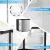 imageAntarctic Star Compact Refrigerator Mini Fridge with Freezer Single Reversible Door Dorm Fridge Wire Shelf Defrost Button for Bedroom Office kitchen 17 Cu Ft BlackSilver